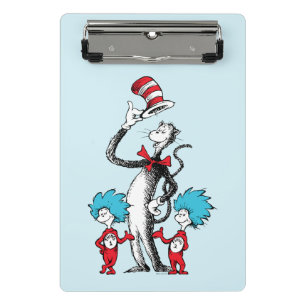 Mini Porte-bloc Dr. Seuss   Le Chat dans le Chapeau, Chose Un et C