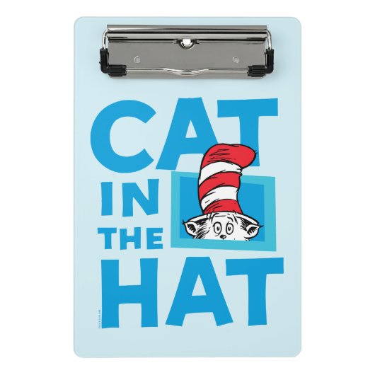 Mini Porte-bloc Dr. Seuss | Logo du Chat dans le Chapeau (Devant)