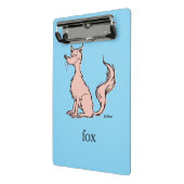 Mini Porte-bloc Dr. Seuss | Renard Rose (Angle2)