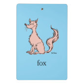 Mini Porte-bloc Dr. Seuss | Renard Rose (Dos)