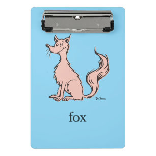 Mini Porte-bloc Dr. Seuss Renard Rose