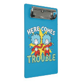 Mini Porte-bloc Dr Seuss | Une Chose Deux Ici, C'Est Difficile (Incliné)