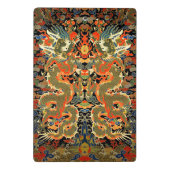 Mini Porte-bloc Dragon asiatique chinois Art coloré (Dos)