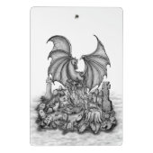 Mini Porte-bloc Dragon avec Zombie (Dos)