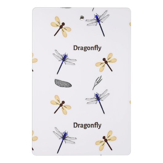 Mini Porte-bloc Dragonfly pattern (Dos)