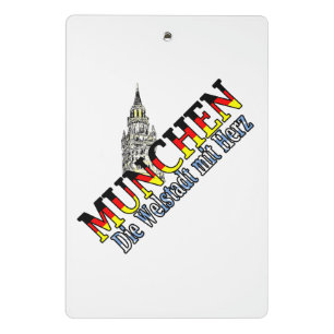 Mini Porte-bloc Drapeau allemand de Munich