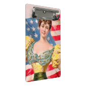 Mini Porte-bloc Drapeau américain Lady Liberty Independence (Incliné)