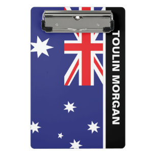 Mini Porte-bloc Drapeau australien personnalisé
