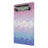 Mini Porte-bloc Drapeau de fierté bigender tripant ondoyant funky (Angle2)