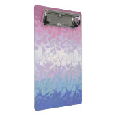 Mini Porte-bloc Drapeau de fierté bigender tripant ondoyant funky (Incliné)