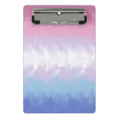 Mini Porte-bloc Drapeau de fierté bigenre abstrait fluffy pastel b (Devant)
