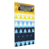 Mini Porte-bloc Drapeau de fierté BoHo Groovy Géométrique Abstrait (Incliné)