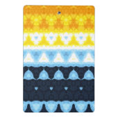 Mini Porte-bloc Drapeau de fierté BoHo Groovy Géométrique Abstrait (Dos)