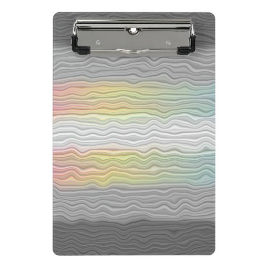 Mini Porte-bloc Drapeau de fierté Demifluid Abstrait Groovy Boho T (Devant)