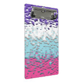 Mini Porte-bloc Drapeau de fierté multisexuel funky trippy ondulé (Incliné)