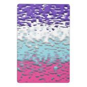 Mini Porte-bloc Drapeau de fierté multisexuel funky trippy ondulé (Dos)
