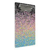 Mini Porte-bloc Drapeau de fierté polygender pixelisé funky tripan (Incliné)