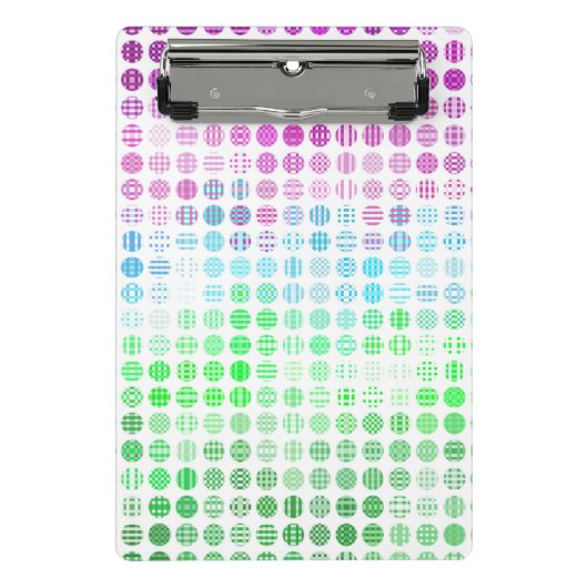 Mini Porte-bloc Drapeau de fierté Toric abstrait boho éclectique G (Devant)