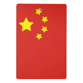Mini Porte-bloc Drapeau de la Chine (Dos)