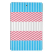 Mini Porte-bloc Drapeau de la fierté transgenre Abstraite de la ba (Dos)