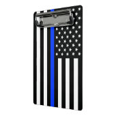 Mini Porte-bloc Drapeau de la police Thin Blue Line (Angle2)
