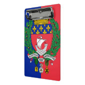 Mini Porte-bloc Drapeau de Paris, France (Angle2)