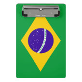Mini Porte-bloc Drapeau du Brésil (Devant)