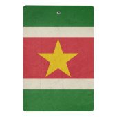 Mini Porte-bloc Drapeau grunge d'État souverain du Surinam (Dos)