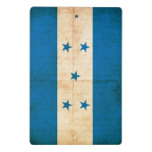 Mini Porte-bloc Drapeau grunge du Honduras (Dos)