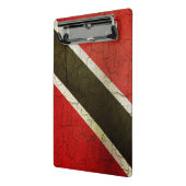 Mini Porte-bloc Drapeau grunge du Trinidad-et-Tobago (Angle2)