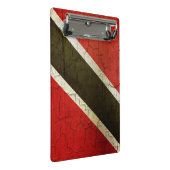 Mini Porte-bloc Drapeau grunge du Trinidad-et-Tobago (Incliné)