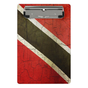Mini Porte-bloc Drapeau grunge du Trinidad-et-Tobago