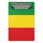 Mini Porte-bloc Drapeau rastafarien Rasta Ethiopie (Devant)