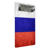 Mini Porte-bloc Drapeau russe grunge (Incliné)