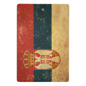 Mini Porte-bloc Drapeau Serbie (Dos)