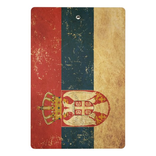 Mini Porte-bloc Drapeau Serbie (Dos)