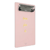 Mini Porte-bloc Dream Plan Do Petit bloc-notes rose doré (Incliné)