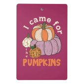 Mini Porte-bloc Drôle Chute de quatre Citrouilles (Dos)