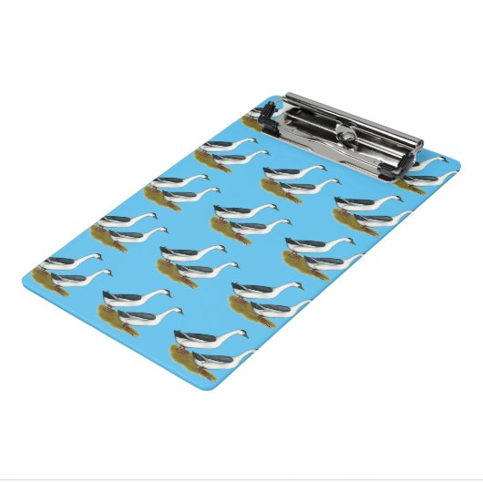 Mini Porte-bloc Ducks : Blue Magpies (Angle3)