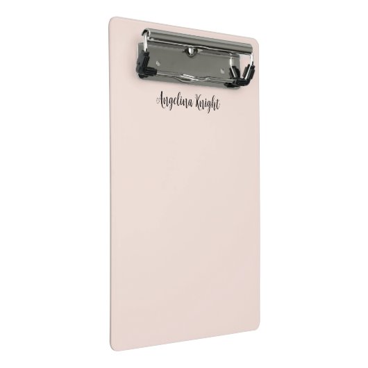 Mini Porte-bloc Élégant Design Chic Plain écriture Script (Incliné)