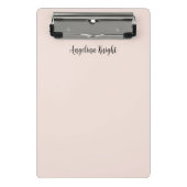 Mini Porte-bloc Élégant Design Chic Plain écriture Script (Devant)