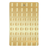 Mini Porte-bloc Elégant Faux Gold Moderne Modèle glamour (Dos)