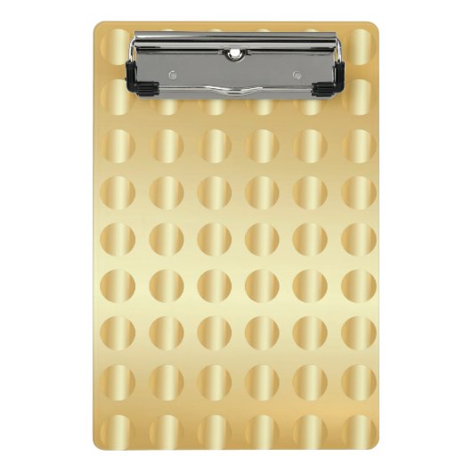 Mini Porte-bloc Elégant Faux Gold Moderne Modèle glamour (Devant)