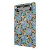 Mini Porte-bloc Élégant Fleur Bleu Périwinkle Floral Classic (Angle2)