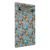 Mini Porte-bloc Élégant Fleur Bleu Périwinkle Floral Classic (Incliné)