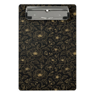 Mini Porte-bloc Élégant floral sans couture de luxe
