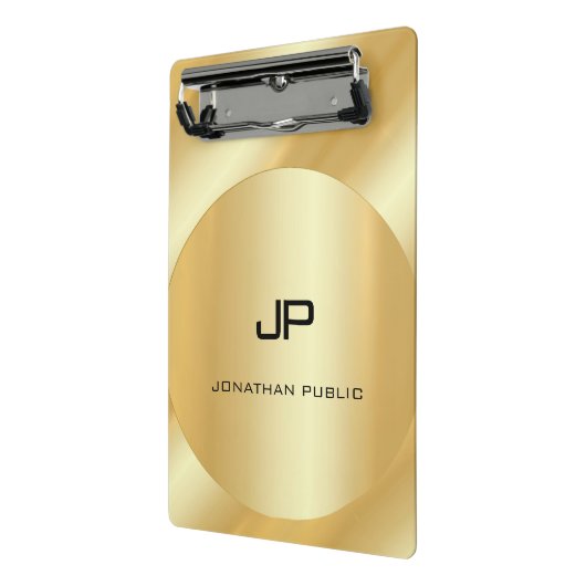 Mini Porte-bloc Elégant Modèle Monogramme moderne sur mesure (Angle2)