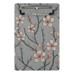 Mini Porte-bloc Élégant Motif Fleur rose Douce Fleur Fleur de Ceri