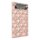Mini Porte-bloc Élégant Motif Floral rose (Incliné)