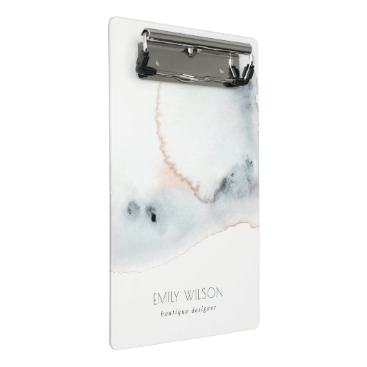 Mini Porte-bloc Elégante plage d'aquarelle bleu Aquarelle Aquarell (Incliné)